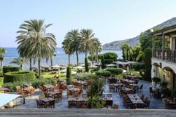 Columbia Beach Resort, Pissouri. Dining terrace